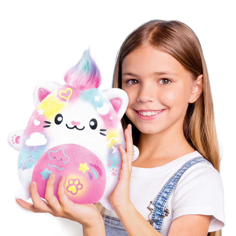 Canal Toys Airbrush Plush Kawaii Кошеня - набір для розфарбовування м'якої іграшки аерографом (AIR073)