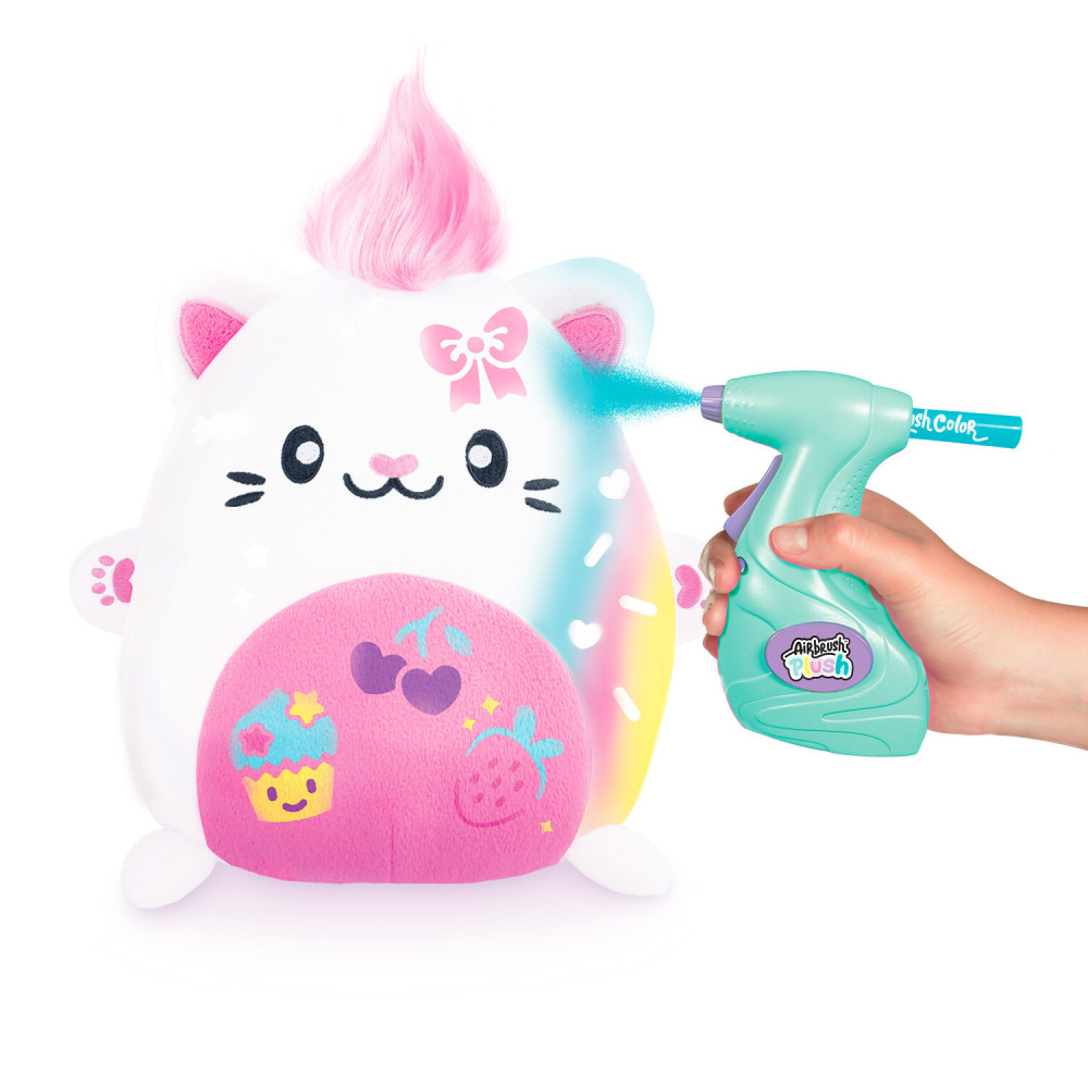 Canal Toys Airbrush Plush Kawaii Кошеня - набір для розфарбовування м'якої іграшки аерографом (AIR073)