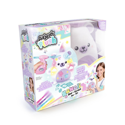 Canal Toys Airbrush Plush Kawaii Ведмежа - набір для розфарбовування м'якої іграшки аерографом (AIR067) Canal Toys Airbrush Plush Kawaii Ведмежа - набір для розфарбовування м'якої іграшки аерографом (AIR067)