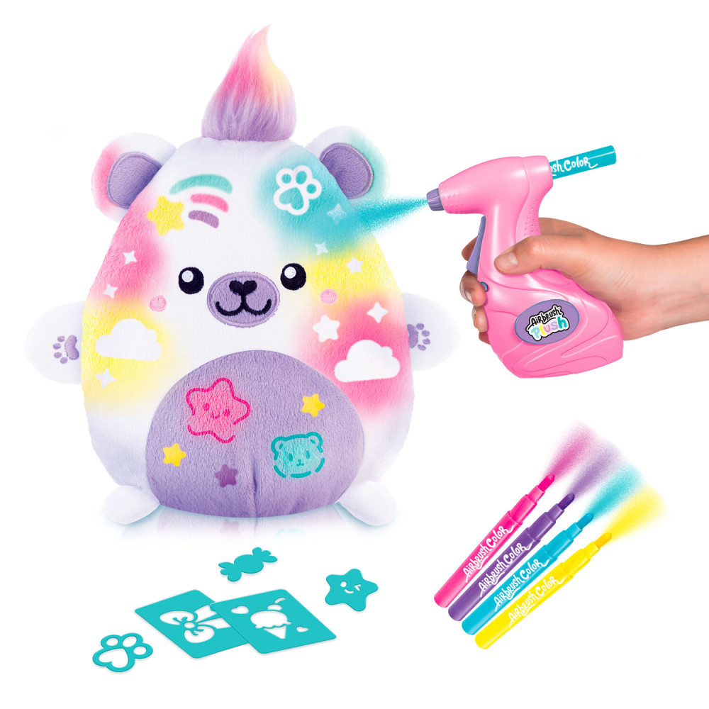 Canal Toys Airbrush Plush Kawaii Ведмежа - набір для розфарбовування м'якої іграшки аерографом (AIR067) Canal Toys Airbrush Plush Kawaii Ведмежа - набір для розфарбовування м'якої іграшки аерографом (AIR067)
