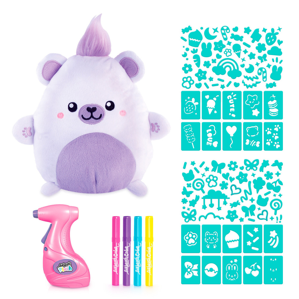 Canal Toys Airbrush Plush Kawaii Ведмежа - набір для розфарбовування м'якої іграшки аерографом (AIR067) Canal Toys Airbrush Plush Kawaii Ведмежа - набір для розфарбовування м'якої іграшки аерографом (AIR067)