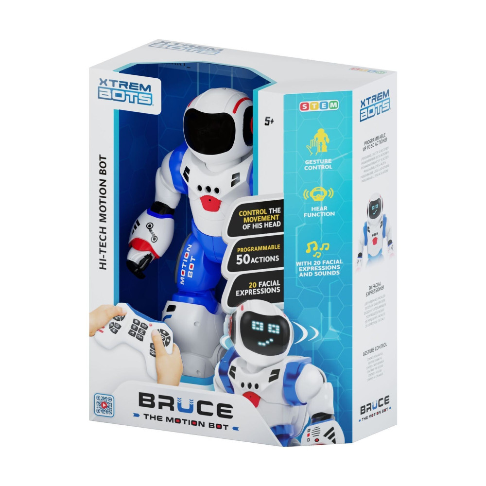 Xtrem Bots Брюс - інтерактивний робот на пульті керування (XT3803503)