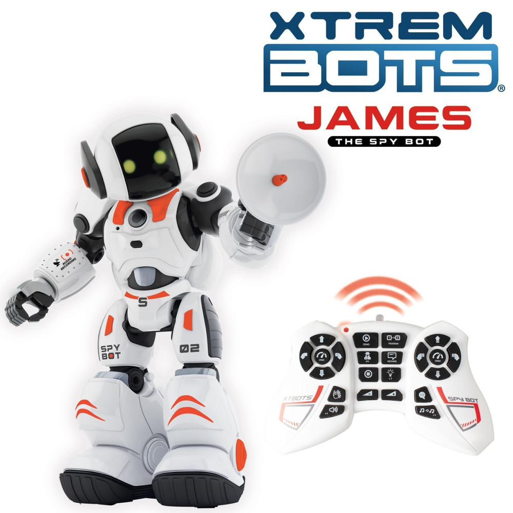 Xtrem Bots Джеймс - робот-шпион на пульте управления (XT3803084)