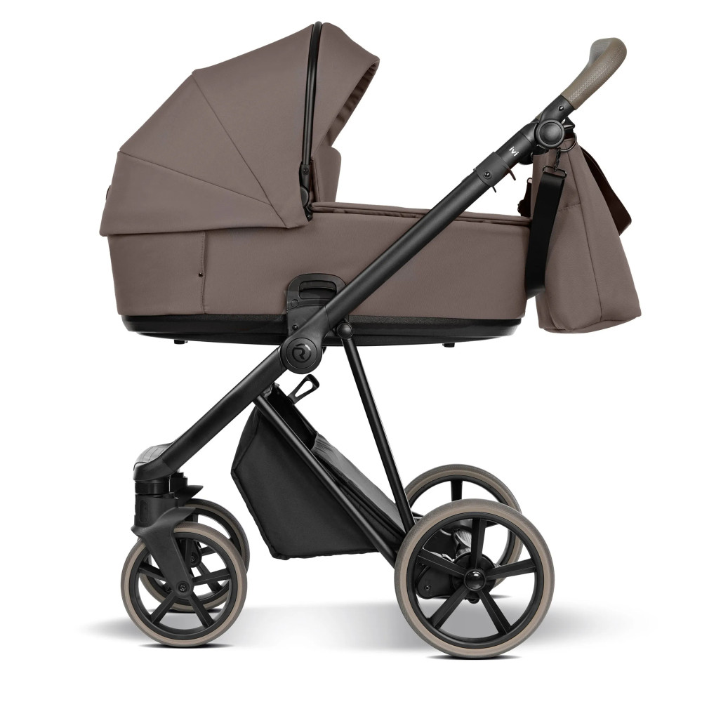 Roan Ivi 2.0 - детская коляска 2в1, премиум Vintage Collection, матрас Air Zone 3D, мягкая амортизация, солнцезащитный козырек в комплекте • Mocca Frappe Vintage (R-IVC-MF)