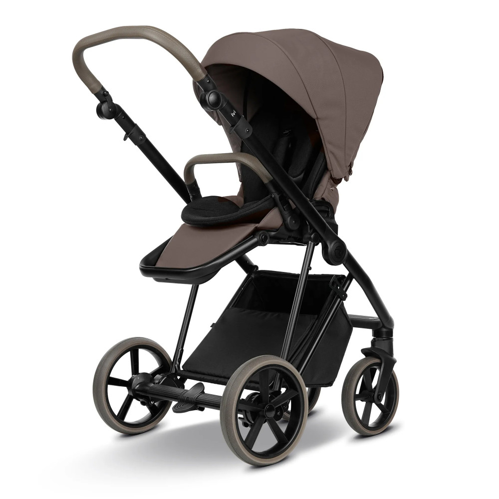 Roan Ivi 2.0 - детская коляска 2в1, премиум Vintage Collection, матрас Air Zone 3D, мягкая амортизация, солнцезащитный козырек в комплекте • Mocca Frappe Vintage (R-IVC-MF)