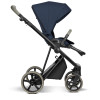 Roan Ivi 2.0 - детская коляска 2в1, премиум Vintage Collection, матрас Air Zone 3D, мягкая амортизация, солнцезащитный козырек в комплекте • Resort Blue Vintage (R-IVC-RB)
