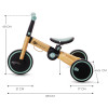 Kinderkraft 4TRIKE - легкий триколісний велосипед, біговел (від 1 року) • Primrose Yellow (KR4TRI00YEL0000)