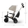 Kinderkraft Aveo 2 Plus - триколісний велосипед з великими колесами та можливістю реверсивного ходу (від 9 місяців до 5 років) • Beige (KRAVEO02BEG0000)