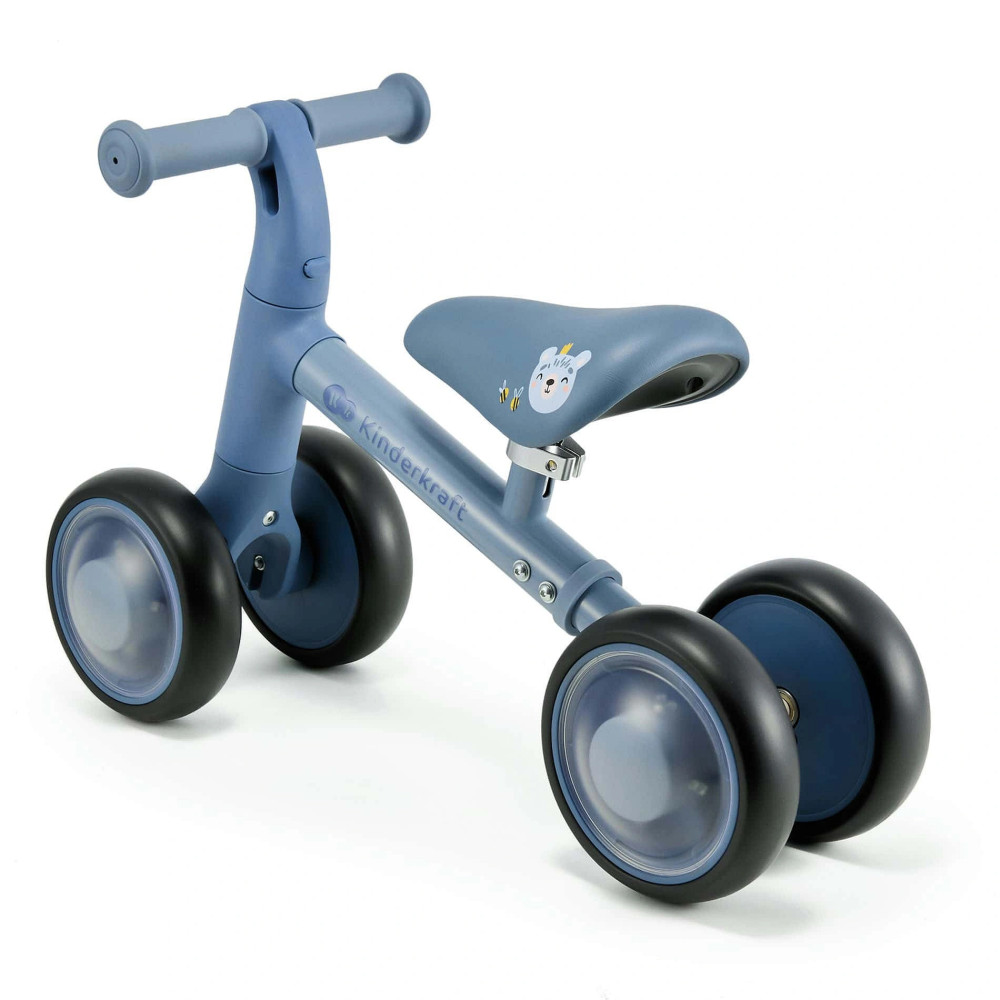 Kinderkraft Cutie Flash - чотириколісний міні-біговел (від 1 року, до 25 кг) • Blue (KRCUFL00BLU0000)