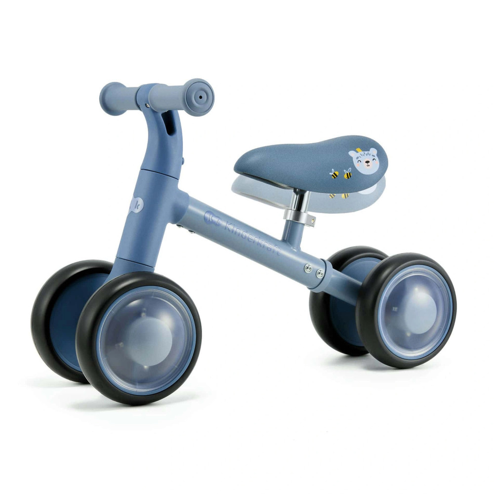 Kinderkraft Cutie Flash - чотириколісний міні-біговел (від 1 року, до 25 кг) • Blue (KRCUFL00BLU0000)