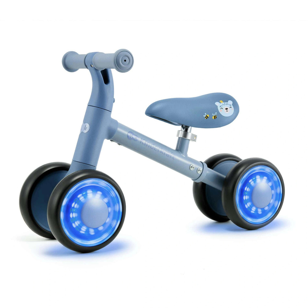 Kinderkraft Cutie Flash - чотириколісний міні-біговел (від 1 року, до 25 кг) • Blue (KRCUFL00BLU0000)