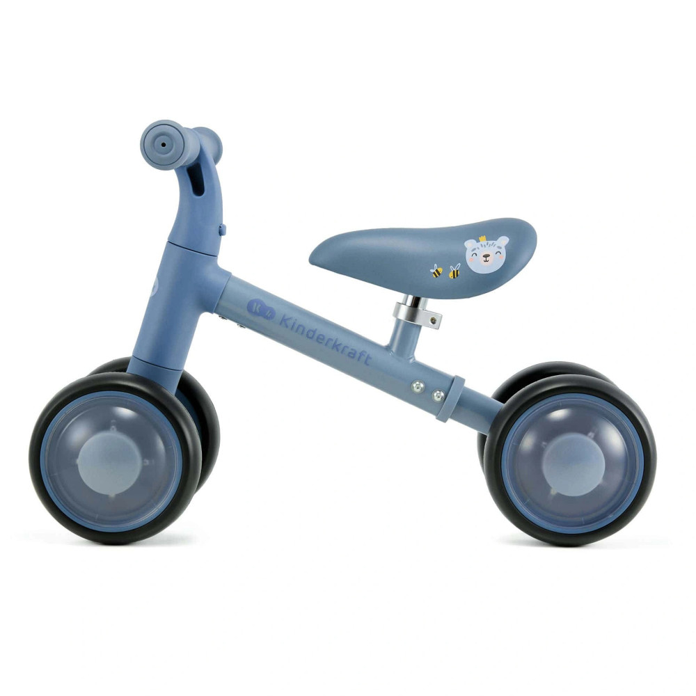 Kinderkraft Cutie Flash - чотириколісний міні-біговел (від 1 року, до 25 кг) • Blue (KRCUFL00BLU0000)