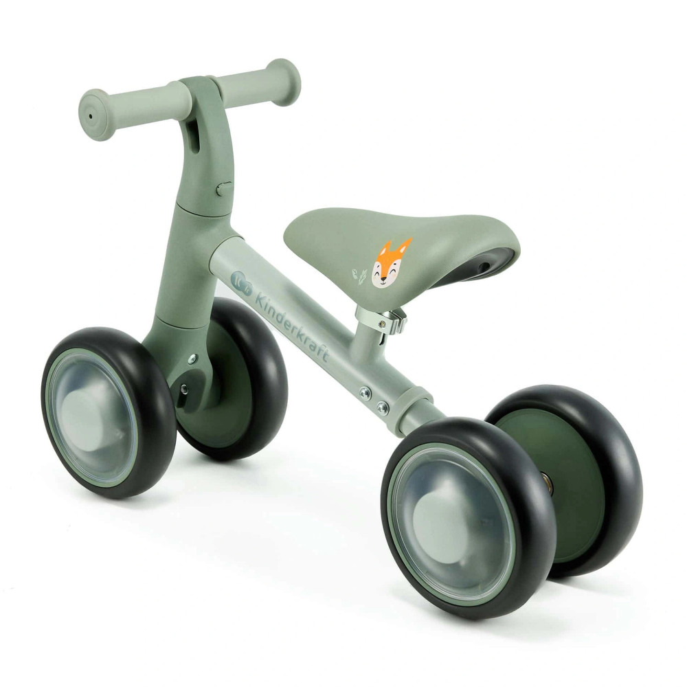 Kinderkraft Cutie Flash - чотириколісний міні-біговел (від 1 року, до 25 кг) • Green (KRCUFL00GRE0000)
