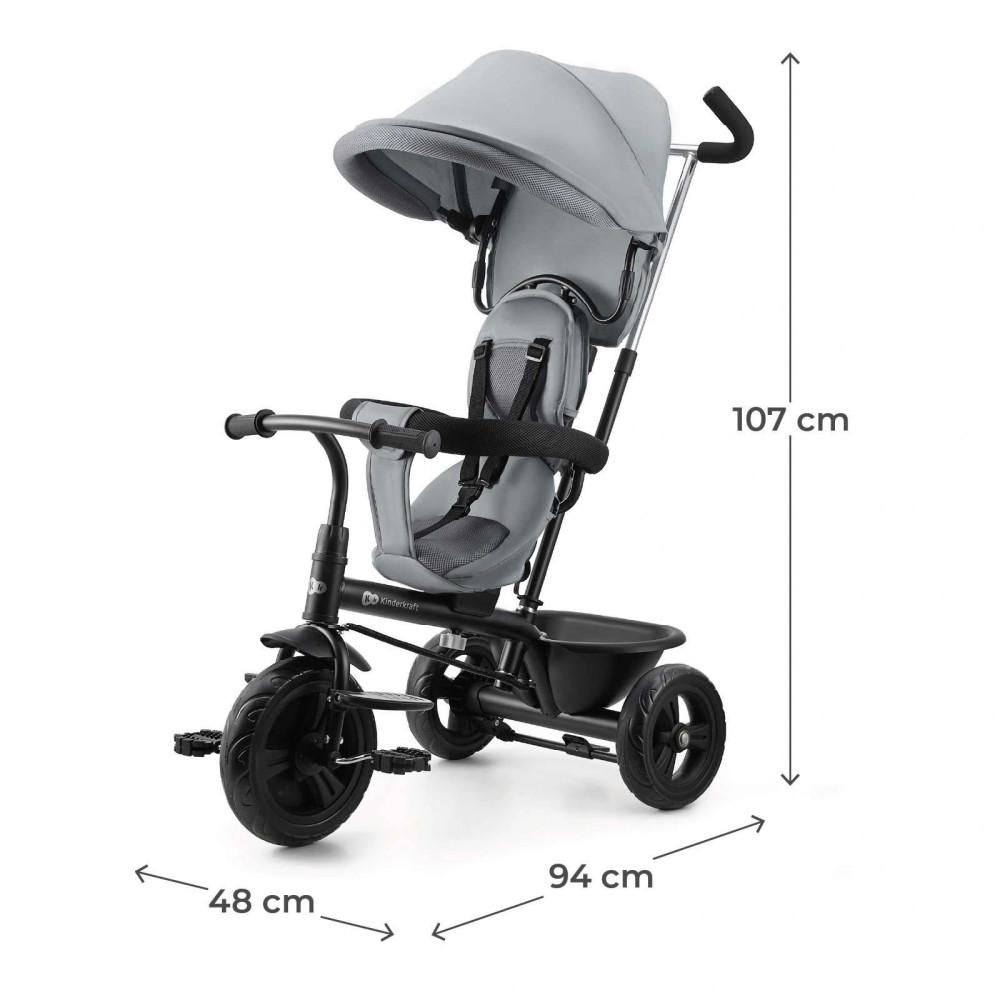 Kinderkraft Freeway 2 - триколісний велосипед • Grey (KRFRWA02GRY0000) Kinderkraft Freeway 2 - триколісний велосипед • Grey (KRFRWA02GRY0000)