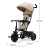 Kinderkraft Freeway 2 - триколісний велосипед • Beige (KRFRWA02BEG0000)