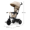 Kinderkraft Freeway 2 - триколісний велосипед • Beige (KRFRWA02BEG0000)