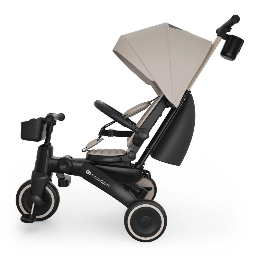 Kinderkraft Jazz 3 - триколісний велосипед • Beige (KRJAZZ03BEG0000)