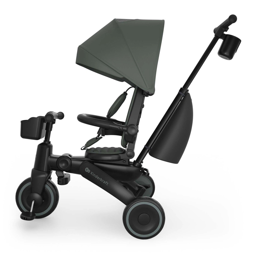 Kinderkraft Jazz 3 - триколісний велосипед • Green (KRJAZZ03GRE0000)