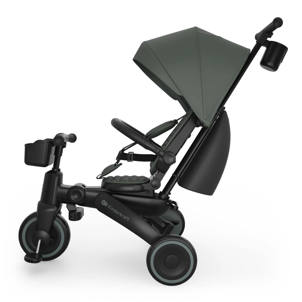 Kinderkraft Jazz 3 - триколісний велосипед • Green (KRJAZZ03GRE0000)
