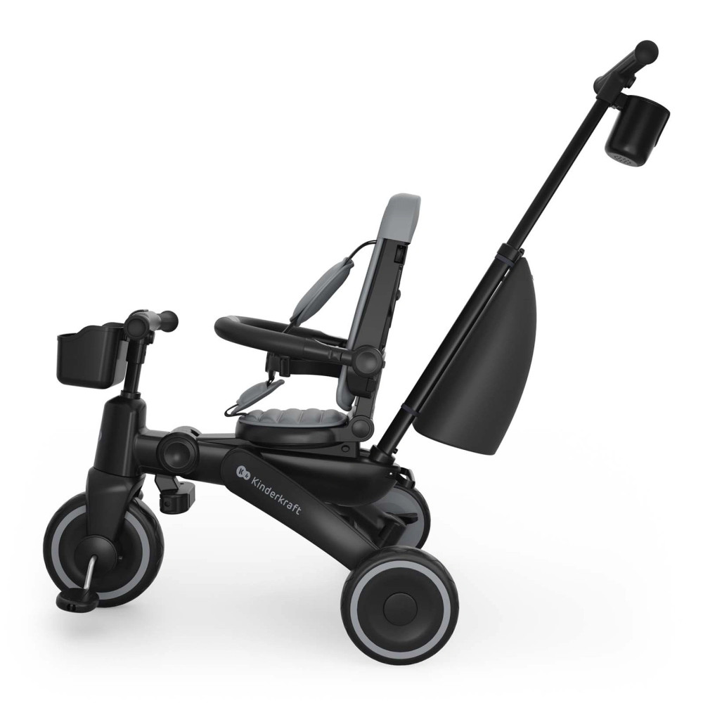 Kinderkraft Jazz 3 - триколісний велосипед • Grey (KRJAZZ03GRY0000)