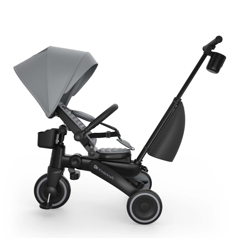 Kinderkraft Jazz 3 - триколісний велосипед • Grey (KRJAZZ03GRY0000)