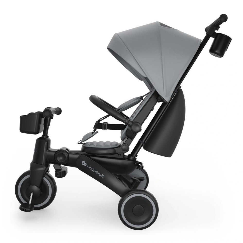 Kinderkraft Jazz 3 - триколісний велосипед • Grey (KRJAZZ03GRY0000)