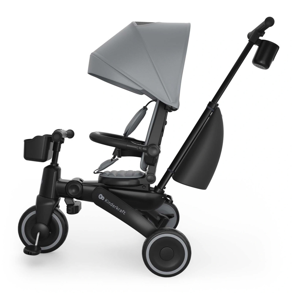 Kinderkraft Jazz 3 - триколісний велосипед • Grey (KRJAZZ03GRY0000)
