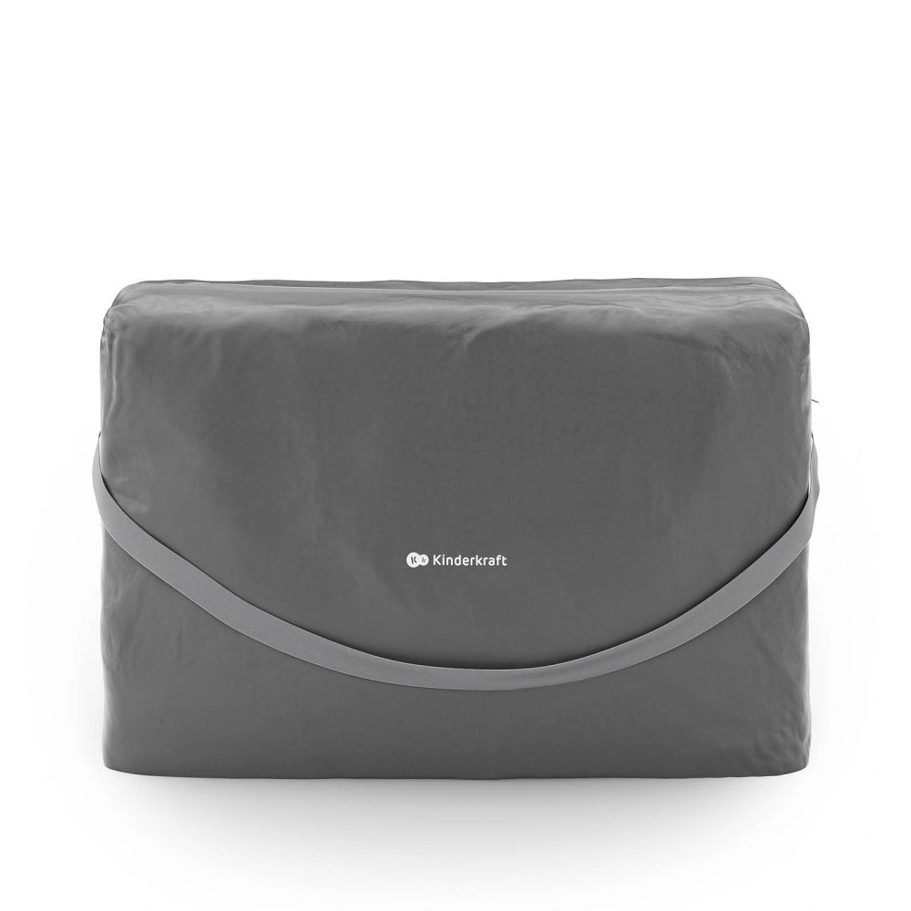 Kinderkraft Nestee Grow 2 - приставне ліжечко-колиска • Dark Grey (KLNEEGR2DGR0000)