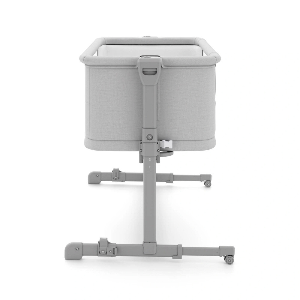 Kinderkraft Nestee Grow 2 - приставне ліжечко-колиска • Light Grey (KLNEEGR2LGR0000)