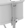 Kinderkraft Nestee Grow 2 - приставне ліжечко-колиска • Light Grey (KLNEEGR2LGR0000)