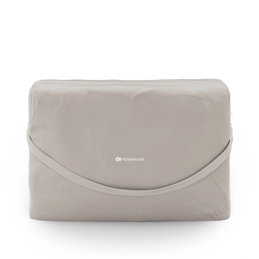 Kinderkraft Nestee Grow 2 - приставне ліжечко-колиска • Light Grey (KLNEEGR2LGR0000)