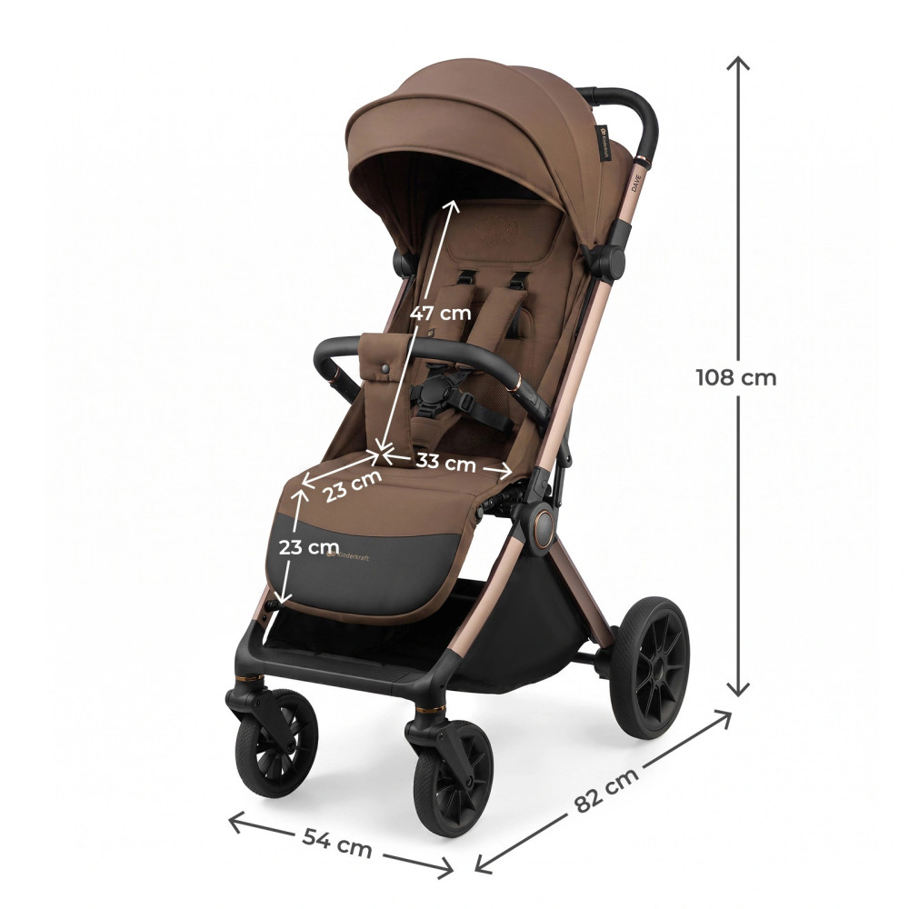 Kinderkraft Dave - прогулянкова коляска • Brown (KSDAVE00BRW0000) Kinderkraft Dave - прогулянкова коляска • Brown (KSDAVE00BRW0000)