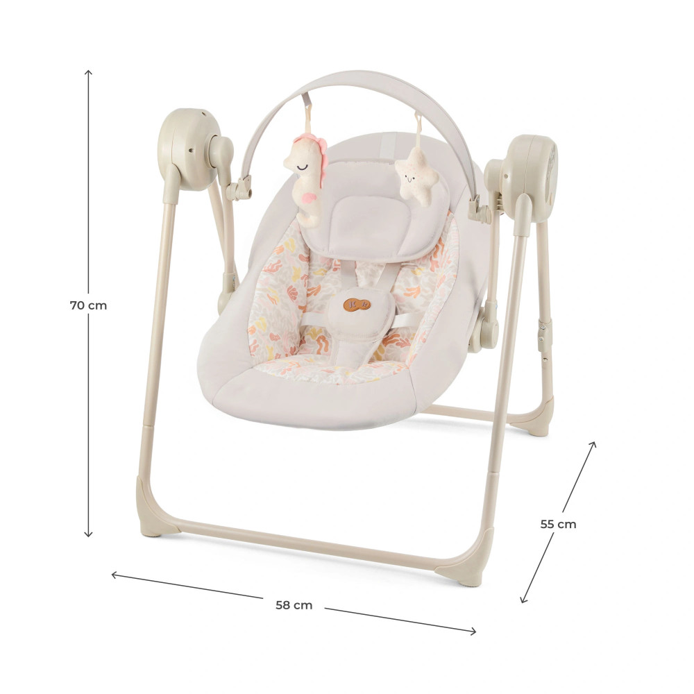 Kinderkraft Swingee - електричне крісло-гойдалка • Beige (KBSWIN00BEG0000) Kinderkraft Swingee - електричне крісло-гойдалка • Beige (KBSWIN00BEG0000)