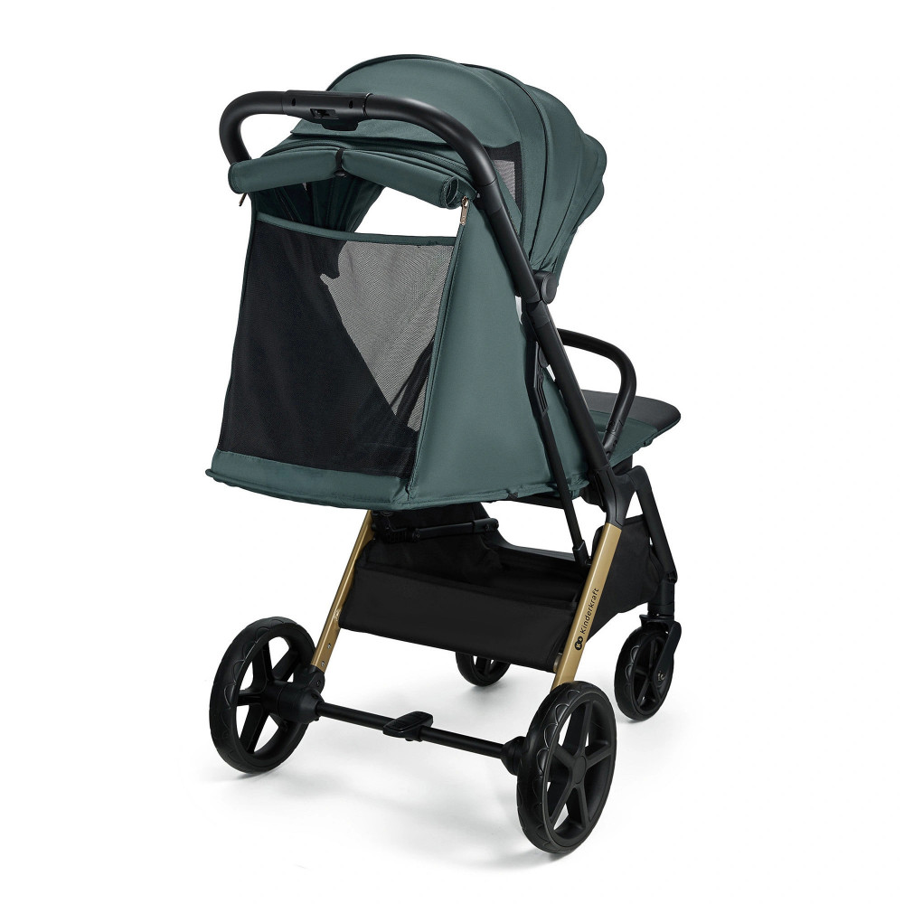 Kinderkraft Loom - легка прогулянкова коляска з автоматичним складанням • Green (KSLOOM00GRE0000)
