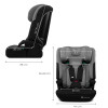 Kinderkraft i-Comfy i-Size - автокресло для детей (от 15 месяцев до 12 лет / 76 - 150 см) • Dark Gray (KCICOM00DGR0000)
