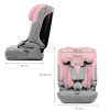 Kinderkraft i-Comfy i-Size - автокресло для детей (от 15 месяцев до 12 лет / 76 - 150 см) • Pink (KCICOM00PNK0000)