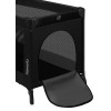 Lionelo Stefi - манеж-ліжечко 2 в 1 • Black Carbon