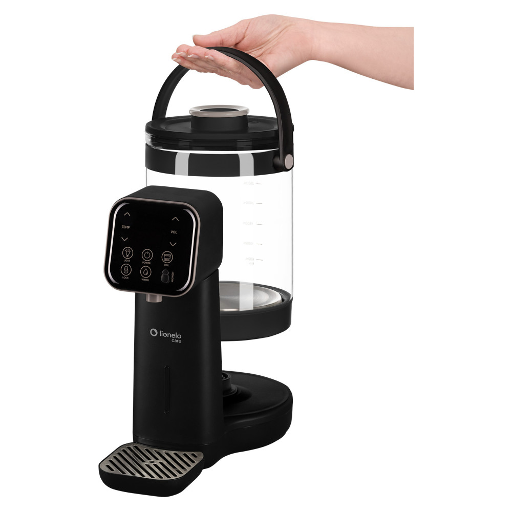 Lionelo BabyPresto 2.0 - машина для приготування дитячої суміші • Black Lionelo BabyPresto 2.0 - машина для приготування дитячої суміші • Black
