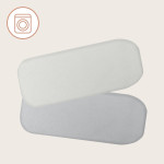 Lionelo Bamboo Sheet 70x28 - бамбукові простирадла на резинці, 2 шт. • Off White Grey