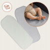 Lionelo Bamboo Sheet 70x28 - бамбукові простирадла на резинці, 2 шт. • Off White Grey