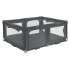 Lionelo Florence Easy Fold - дитячий манеж • Grey Graphite