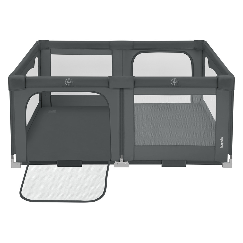 Lionelo Florence Easy Fold - дитячий манеж • Grey Graphite