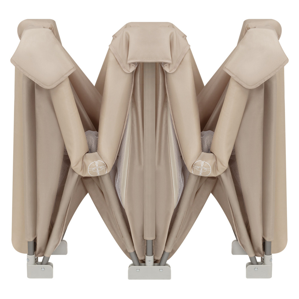 Lionelo Florence Easy Fold - дитячий манеж • Beige Sand