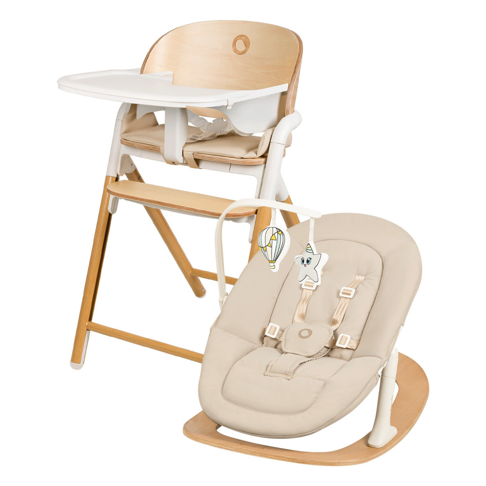 Lionelo Celia Set - дерев'яний стільчик для годування 4 в 1