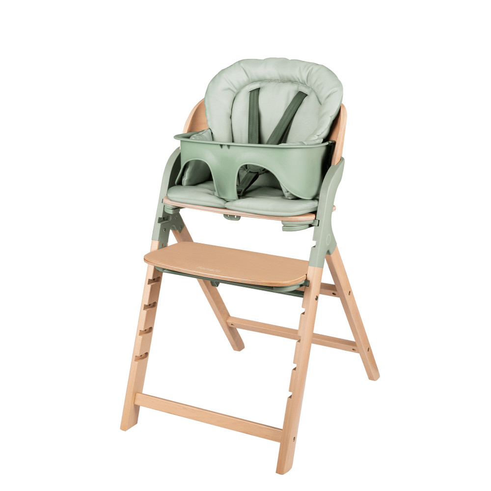 Lionelo Megan - дерев'яний стільчик для годування • Green Wood