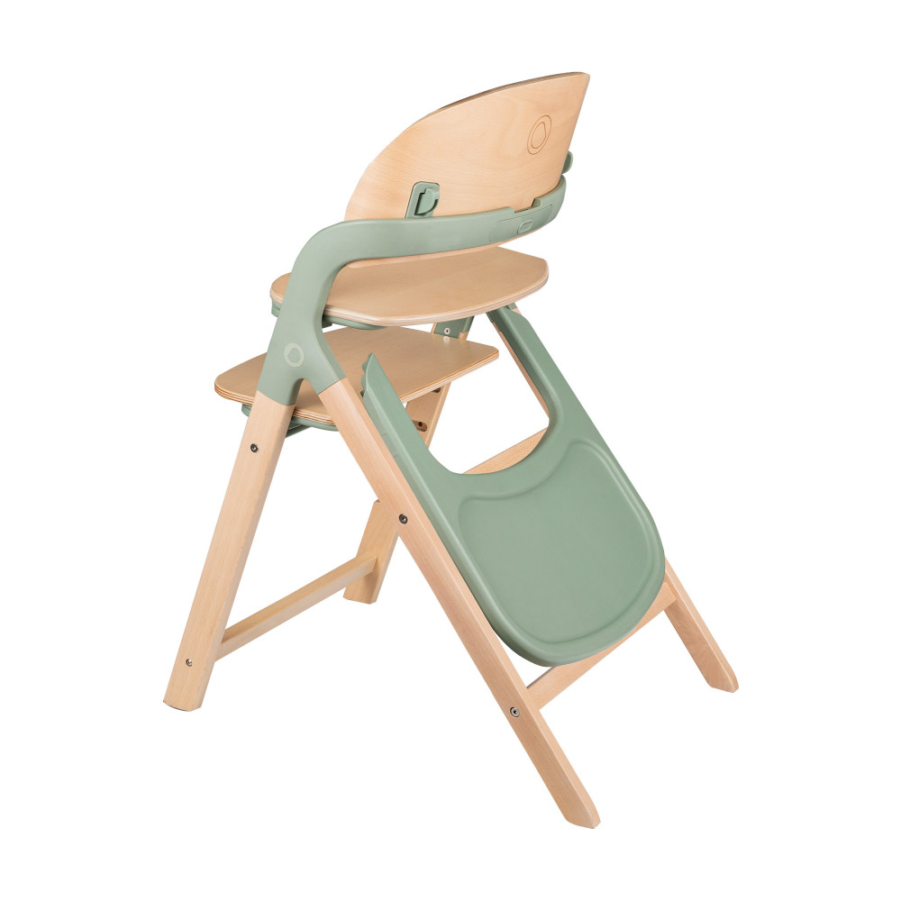 Lionelo Megan - дерев'яний стільчик для годування • Green Wood