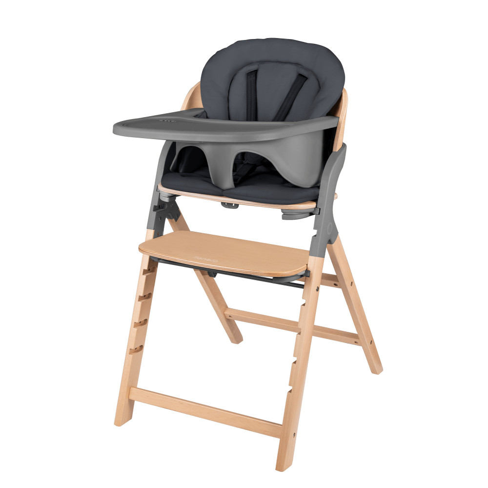 Lionelo Megan - дерев'яний стільчик для годування • Grey Wood