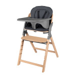 Lionelo Megan - дерев'яний стільчик для годування • Grey Wood