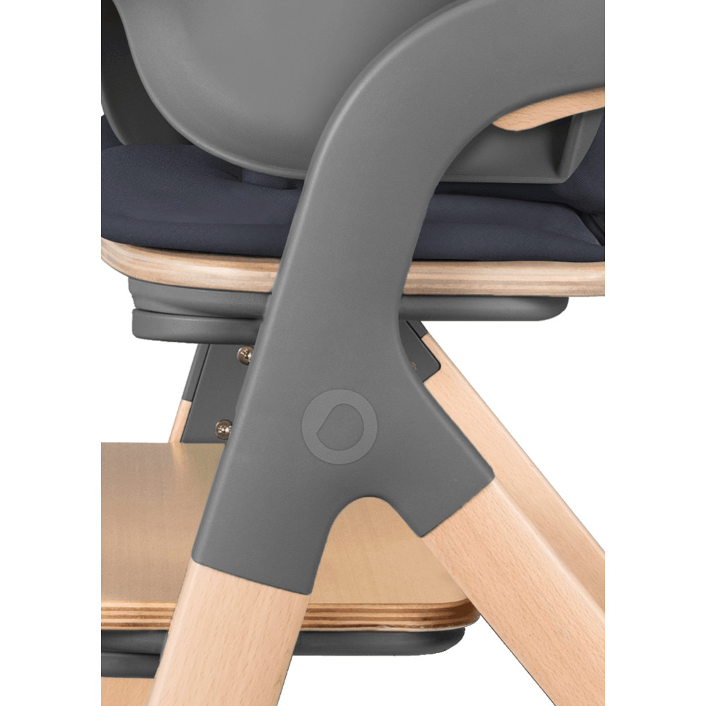 Lionelo Megan - дерев'яний стільчик для годування • Grey Wood