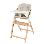 Lionelo Megan - дерев'яний стільчик для годування • White Wood